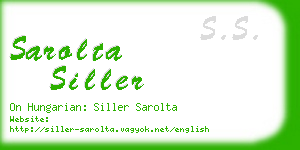 sarolta siller business card